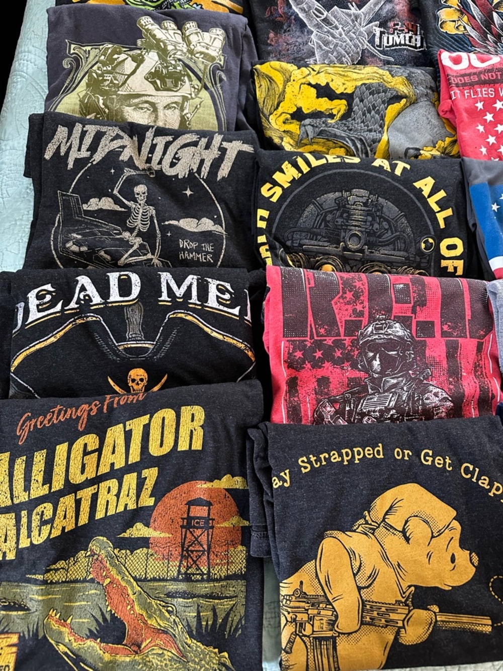 Nine Line Apparel 27 Graphic Patriotic American Tee Shirts Size Large - Picture 3 of 14